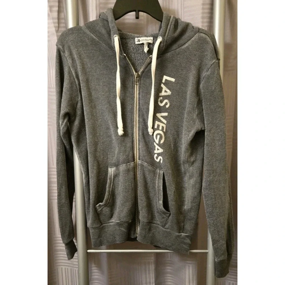MGM Resorts Las Vegas Gray Medium Zip-Up‎ Jacket Hoodie